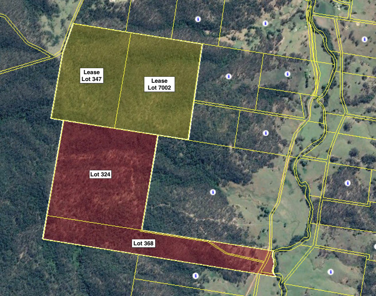 Smiths Creek Lease Map