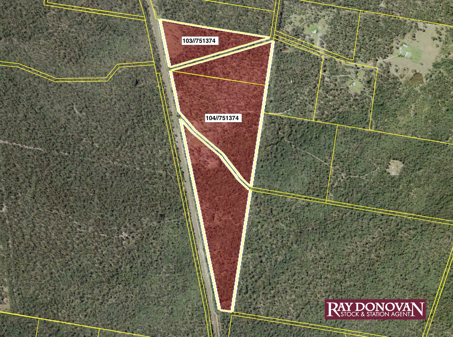 Lots 103 104 Poley House Rd Map