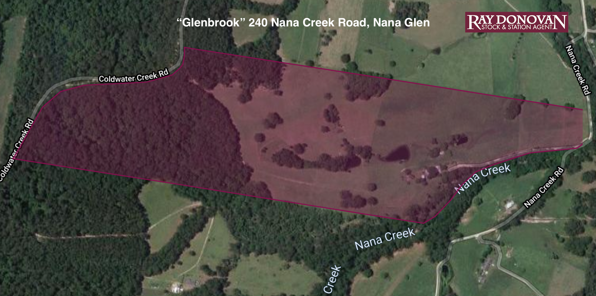 "Glenbrook" Map